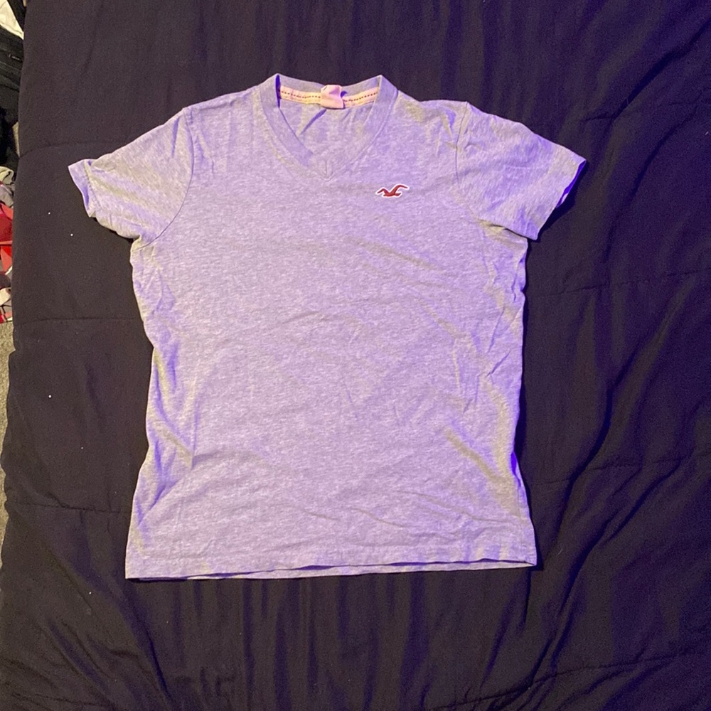 Gray, Large, hollister tee shirt